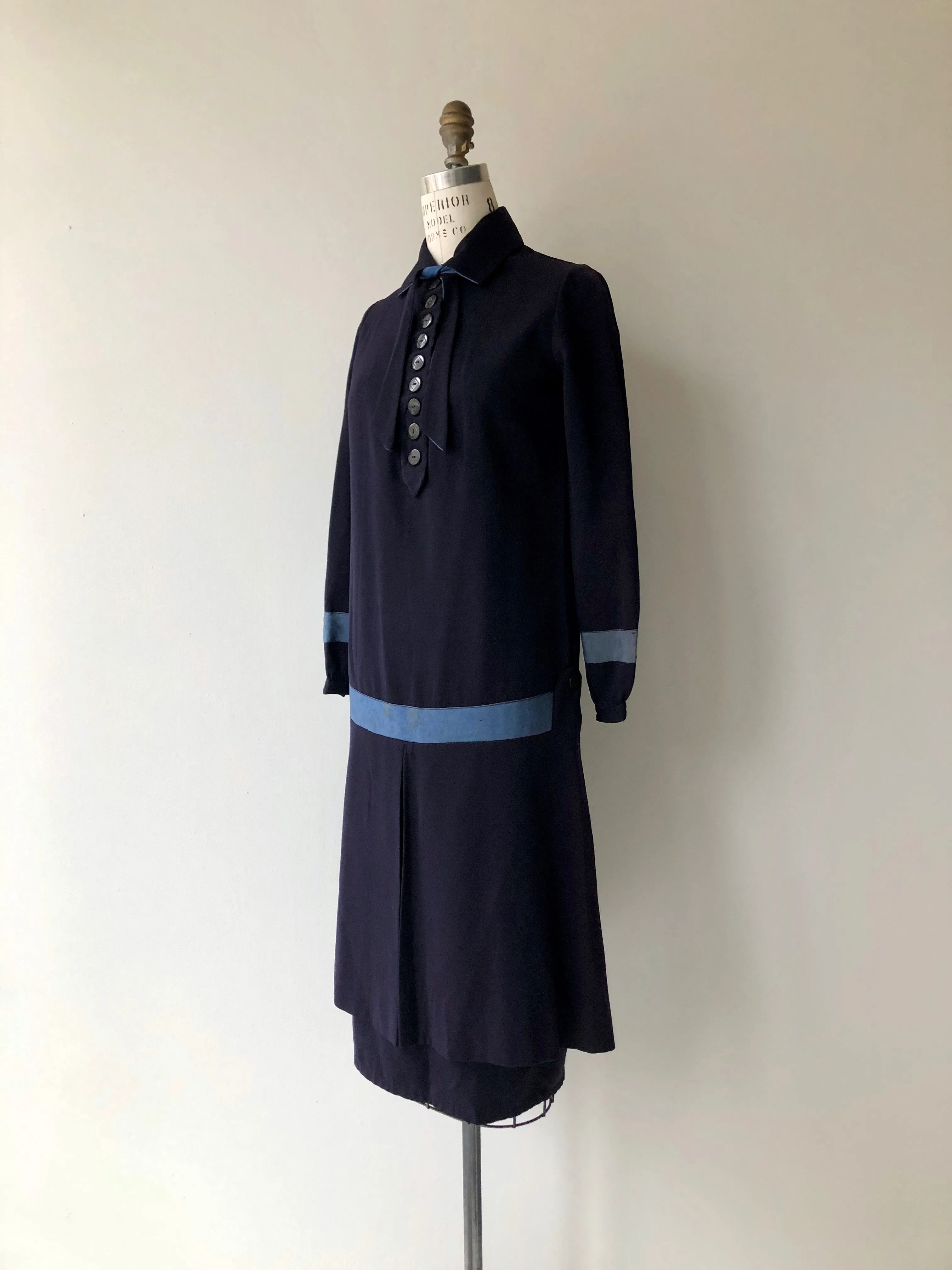 Typesetter Wool Dress | 1920s