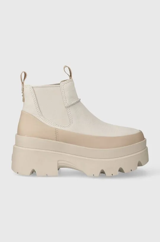 UGG chelsea boots Brisbane Chelsea women's beige color 1143842