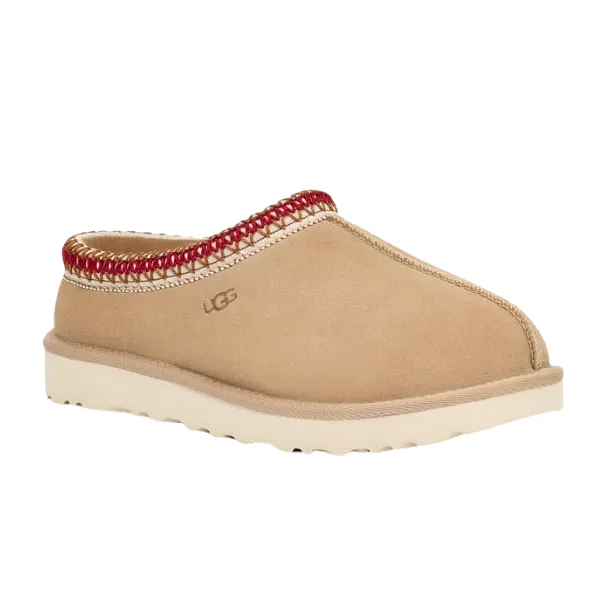 UGG Women's Tasman Slipper Sand/Dark Cherry