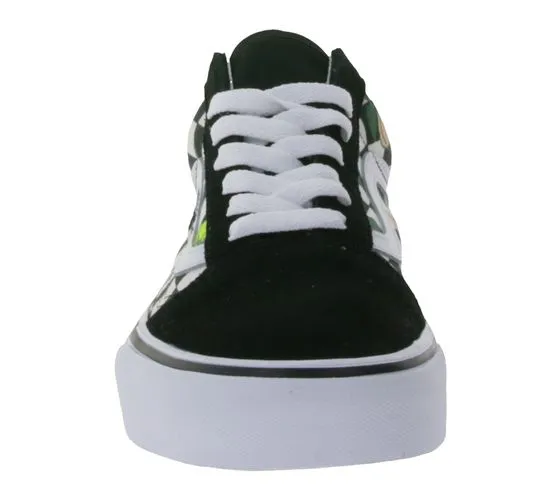 VANS Old Skool Women's Sneakers Fruit Checkerboard Skater Shoes VN007NTY281 Black/White/Multicolored