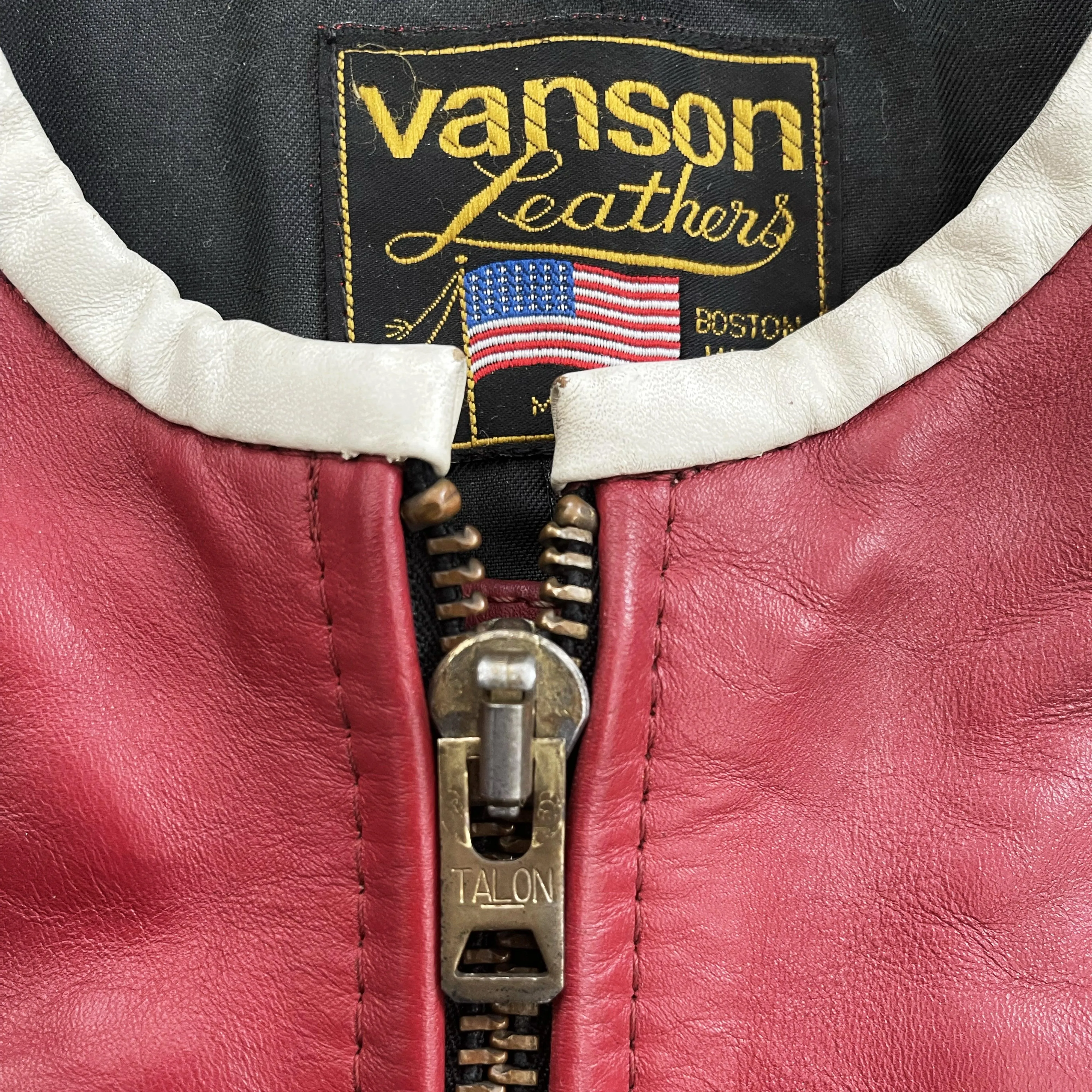 Vanson Leathers One Star Motorcycle Racer Jacket - M