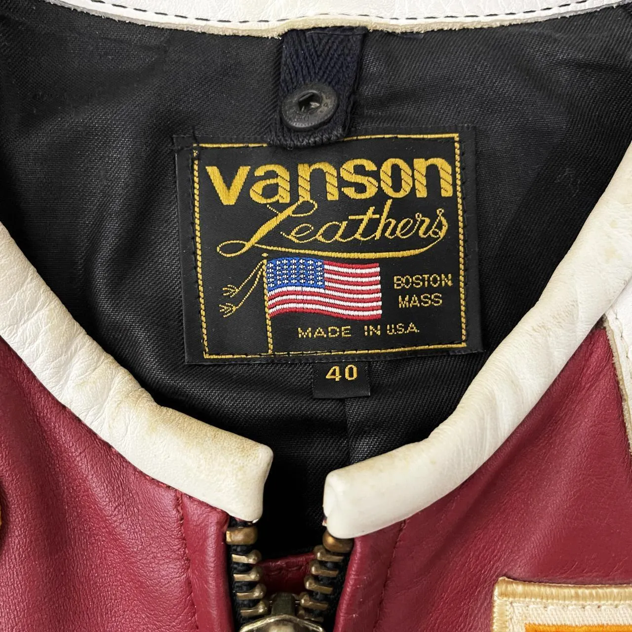 Vanson Leathers One Star Motorcycle Racer Jacket - M