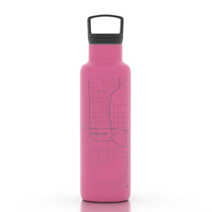 Well Told - Scottsdale AZ Map 21 oz Insulated Hydration Bottle