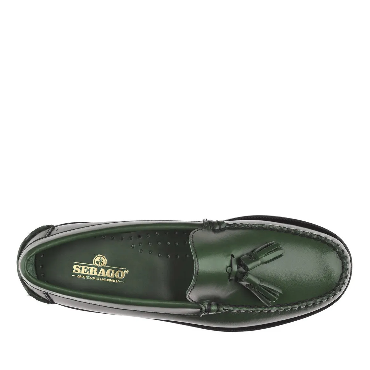 Womens Womens Classic Will Pigment Leather Loafer Green Chive - Womens Sebago® Shoes