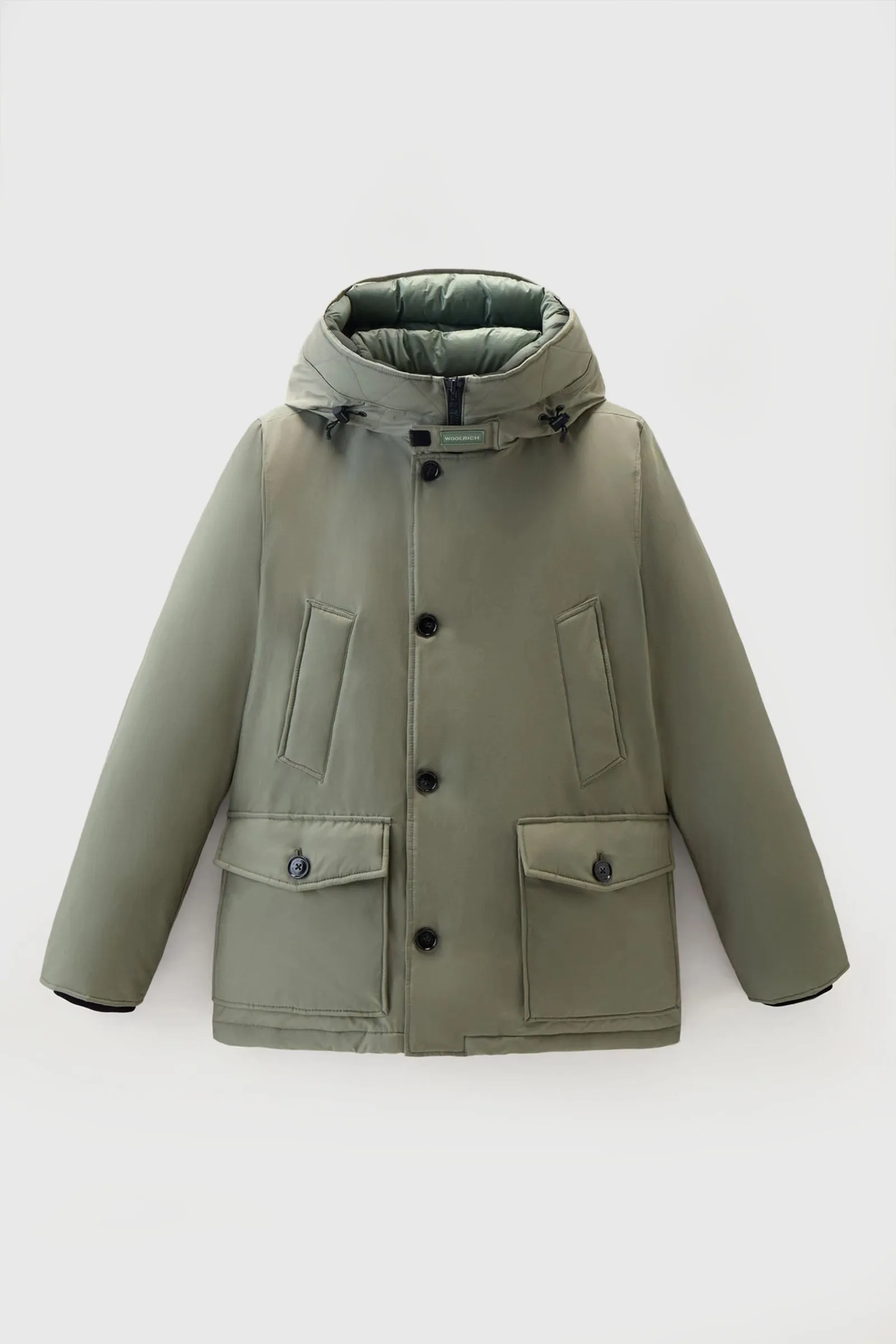 Woolrich Arctic Anorak Ramar Cloth Verde Piumino