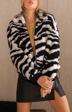 Zebra Teddy Jacket (WJT203A)