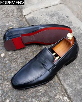 ZORAH | Black Leather Loafers